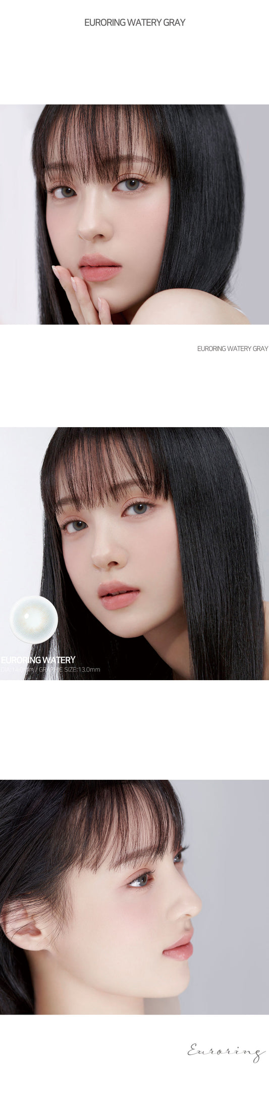 Exploring Watery Gray Contact Lenses