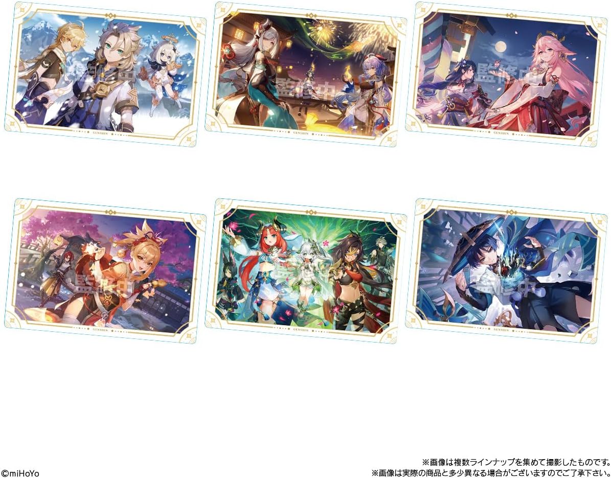 BANDAI Japan Seal Wafer - GENSHIN IMPACT (SPECIFIC CARD | NO WAFER)