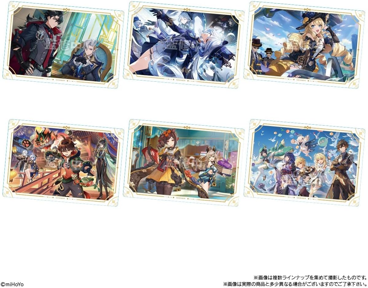 BANDAI Japan Seal Wafer - GENSHIN IMPACT (SPECIFIC CARD | NO WAFER)