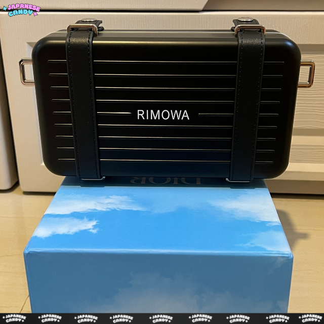 CD x R I M O W A Classic Black Personal Clutch On Strap