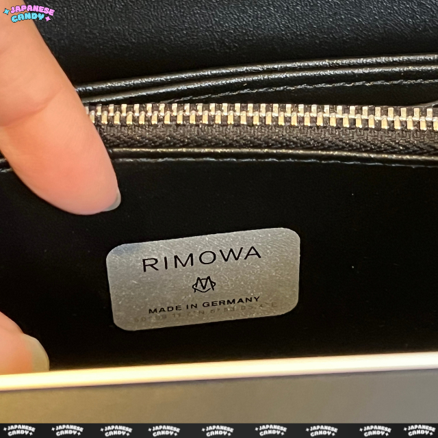 CD x R I M O W A Classic Black Personal Clutch On Strap