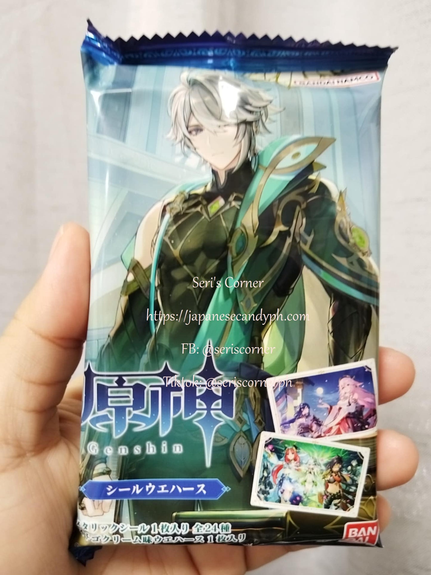 BANDAI Japan Seal Wafer - GENSHIN IMPACT (SPECIFIC CARD | NO WAFER)