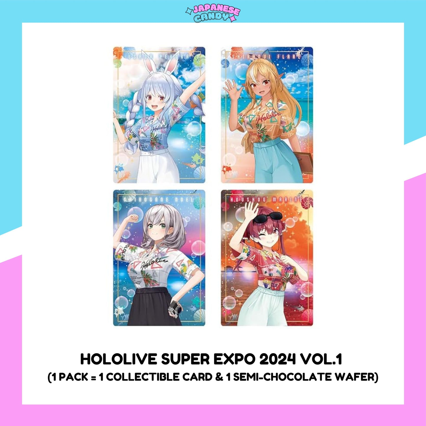 BANDAI Hololive Super Expo 2024 Vol.1 Wafers Cards