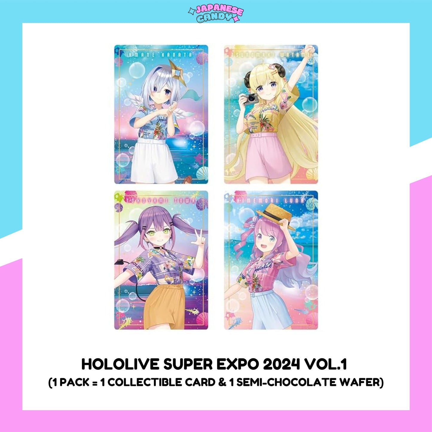 BANDAI Hololive Super Expo 2024 Vol.1 Wafers Cards