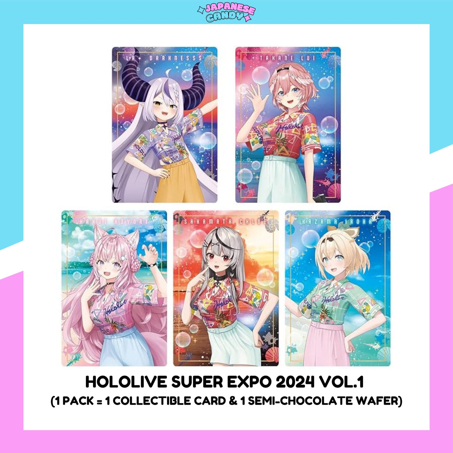 BANDAI Hololive Super Expo 2024 Vol.1 Wafers Cards