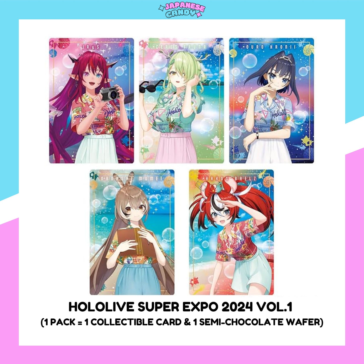 BANDAI Hololive Super Expo 2024 Vol.1 Wafers Cards