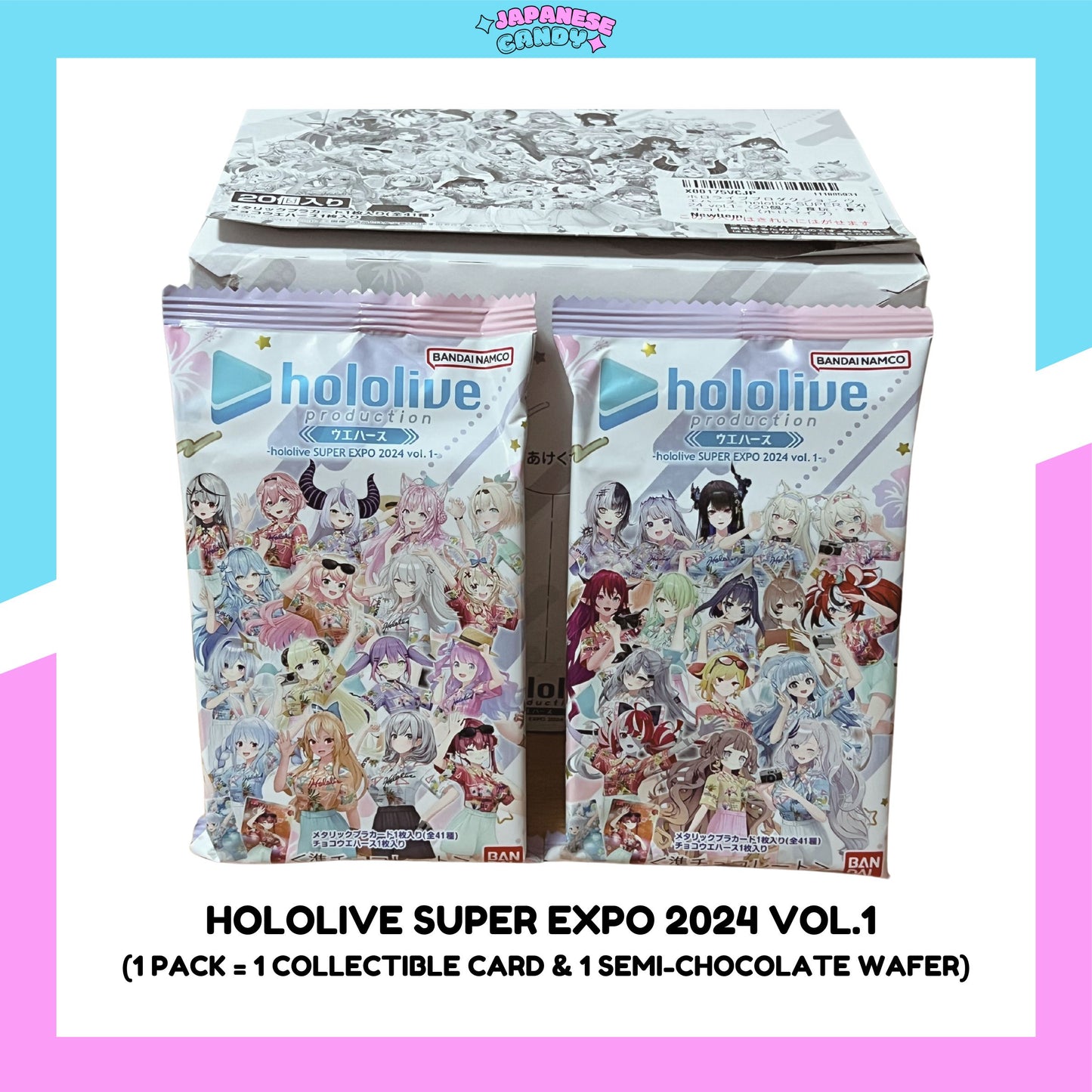 BANDAI Hololive Super Expo 2024 Vol.1 Wafers Cards