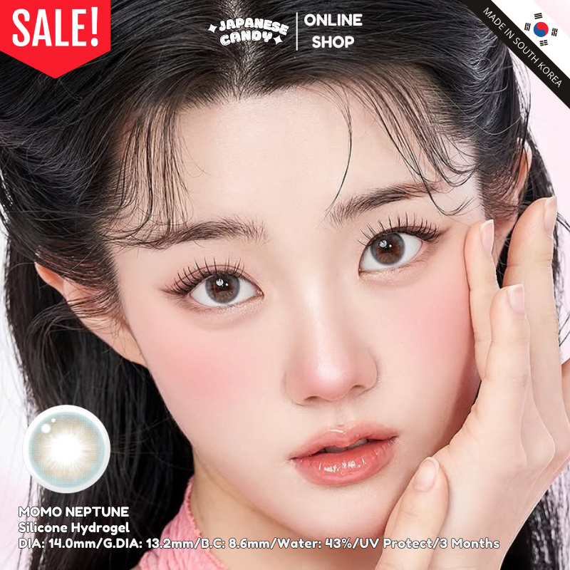 3 Months MoMo Neptune Blue Silicone Hydrogel