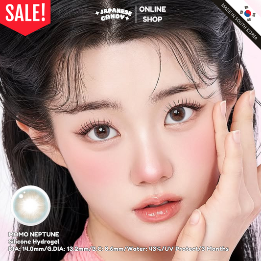 3 Months MoMo Neptune Blue Silicone Hydrogel