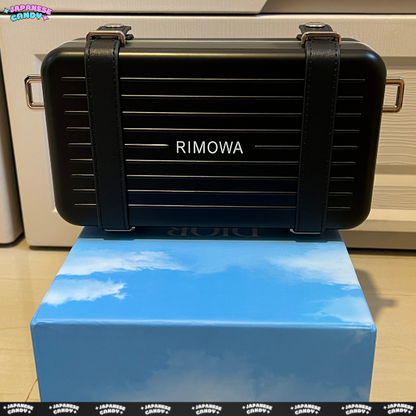 CD x R I M O W A Classic Black Personal Clutch On Strap