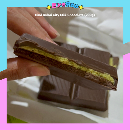 Bind Dubai Chocolate with Pistachio and Kadayif Filling 200g