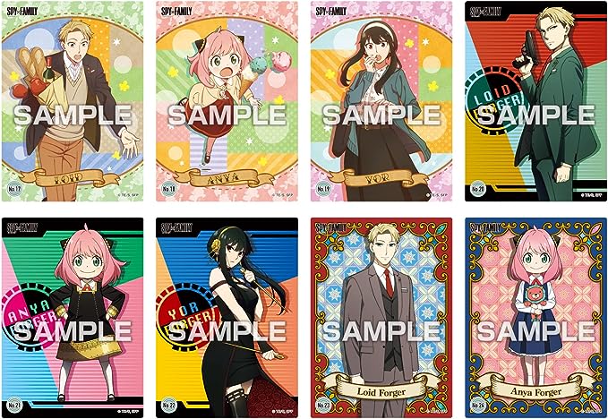 [1 BOX] SPY x FAMILY Clear Card Collection Gum, First Edition Limited Edition