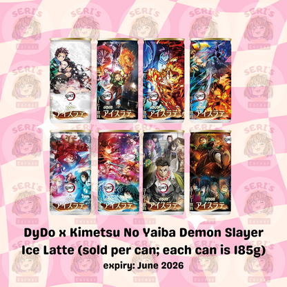 DyDo x Kimetsu No Yaiba Iced Latte Limited Edition [sold per can]