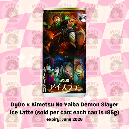 DyDo x Kimetsu No Yaiba Iced Latte Limited Edition [sold per can]