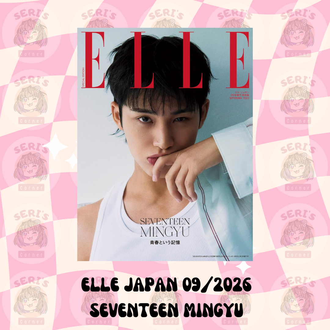 Elle Japan September 2025 Issue SEVENTEEN MINGYU Special Edition [A]