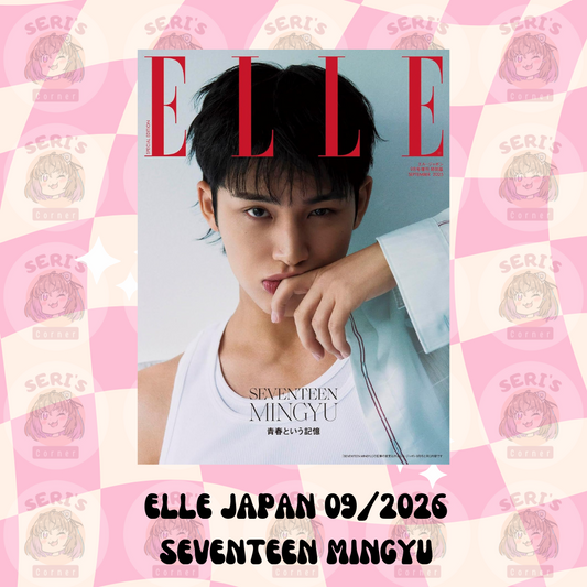 Elle Japan September 2025 Issue SEVENTEEN MINGYU Special Edition [A]